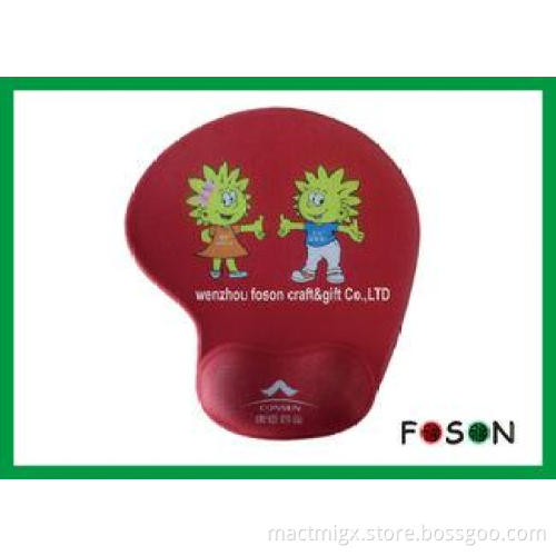 Customized Red Silicone Mouse Pad wrist support With Nontox